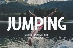 Jumping - Modern Display Sans Serif Font Download