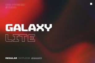 GalaxyLite - Display Typeface Font Download