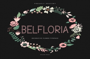 Belfloria - Decorative Font Font Download