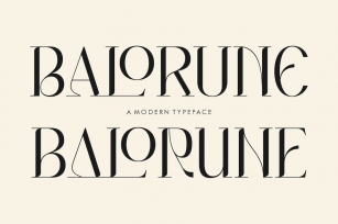 Balorune A Modern Type Face Font Font Download