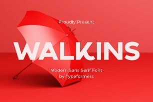 Walkins - Modern Sans Serif Font Download