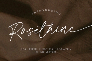 Rosethine Font Download