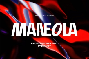 Maneola - Sans Serif Typeface Font Download