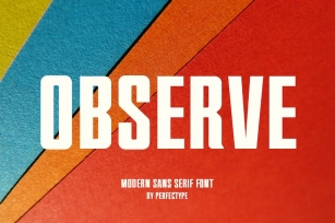 Observe Modern Sans Serif Font Typeface Font Download