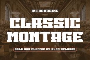 Classic Montage Font Download