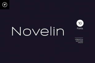 NOVELIN - Unique and Modern Typeface Font Download