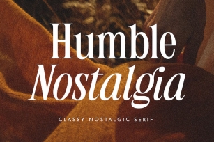 Humble Nostalgia - Elegant Serif Font Download