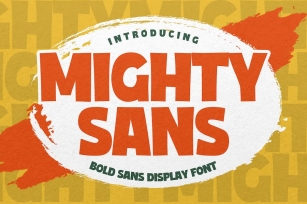 Mighty Sans - Bold Sans Display Font Font Download