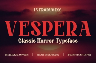 VESPERA - A Modern Serif Font Font Download