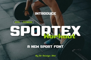 Sportex Workout Font Font Download