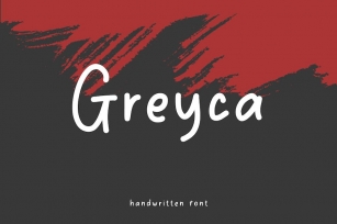 Greyca - Small Handwritten Font Font Download