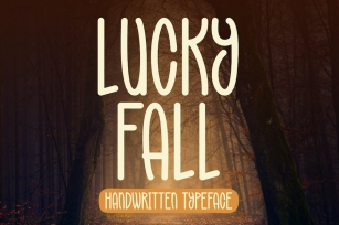 Lucky Fall - Handwritten Typeface Font Download