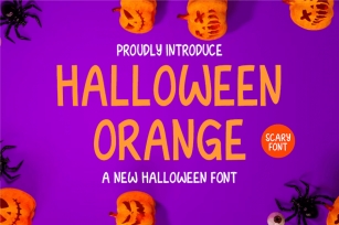 Halloween Orange Font Font Download