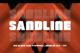 Sandline - Big Black Sans Typeface Font Download