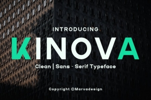 Kinova - A Modern Sans Serif Font Font Download
