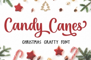 Candy Canes Font Download