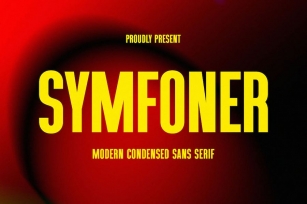 Symfoner - Modern Condensed Sans Font Download