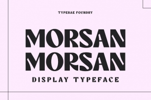 Morsan Display Font Font Download