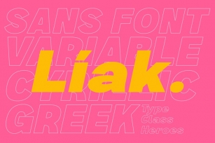 Liak - Sans Serif Family Font Download