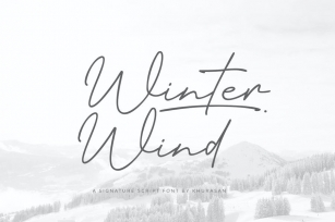 Winter Wind Font Download