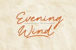 Evening Wind Font Download