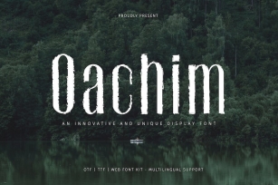 Oachim Display Font Font Download
