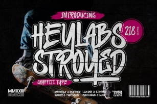 Heylabs Stroyed - Graffiti Type Font Download