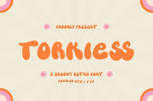 Torkless - A Groovy Retro Font Font Download