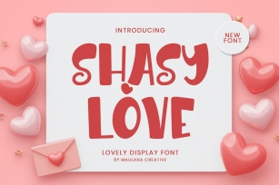 Shasy Love Lovely Display Font Font Download