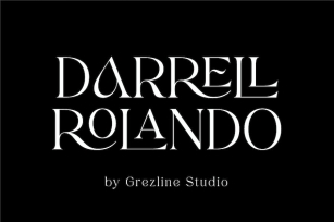 Darrell Rolando - Display Font Font Download