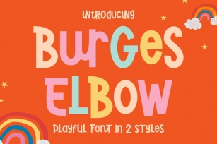Burges Elbow - Playful Font In 2 Styles Font Download