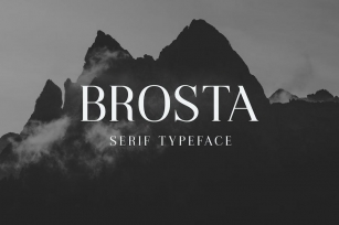Brosta Serif Fonts Font Download