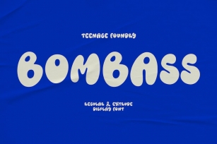 TF Bombass – Groovy Display Font Font Download