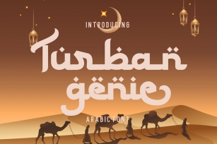 Turban Genie - Arabic Font Font Download