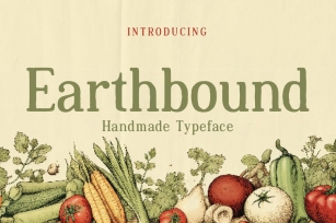 Earthbound - Organic Typeface Font Download
