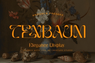 Tenbaum Elegance Display Font Download