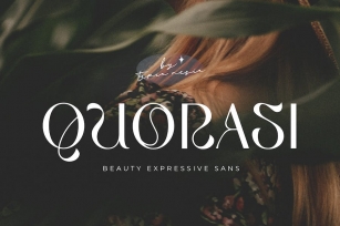 Quorasi - Modern Beauty Elegant Aesthetic Sans Font Download