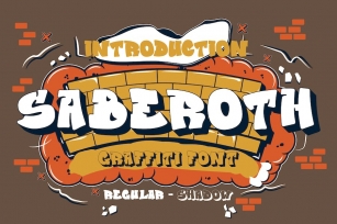 Saberoth - Graffiti Font Font Download