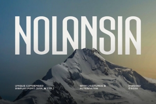 Holansia - Modern Condensed Sans Font Download