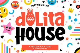 Dolita House Fun Display Font Font Download