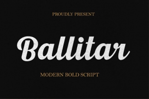 Ballitar City Font Download
