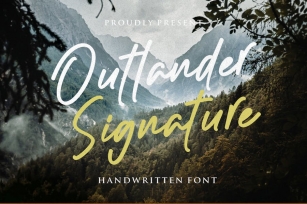 Outlander Signature Font Download