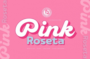 PINK ROSETA Typeface Font Download