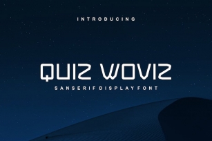Quiz Woviz - Modern Sans Serif Font Font Download