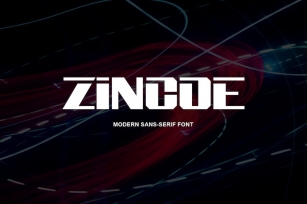 Zincoe font Font Download