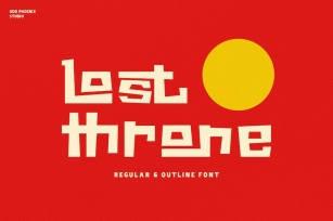 Lost Throne - Fun Unique Display Typeface Font Download