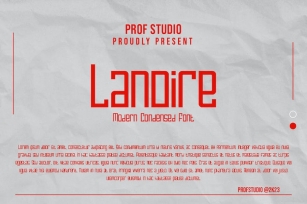 Lanoire - Modern Condensed Font Font Download