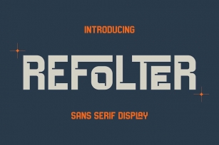 Refolter Sans Serif Display Font Font Download