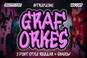 GRAF ORKES - Graffiti Font Font Download