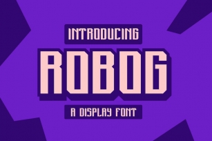 Robog a Display Font Font Download
